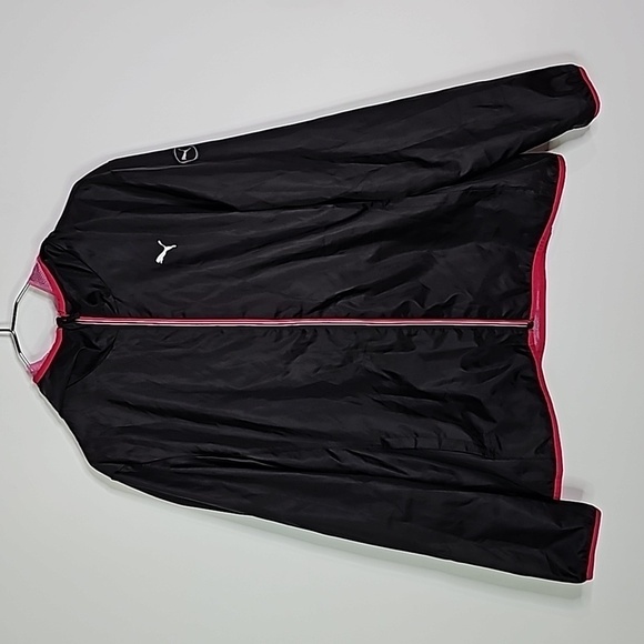 Puma large black and pink light jacket - Picture 1 of 6